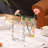 Set Of 2 Modern Decorative Acrylic Clear Book Shaped Vase