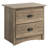 Wahhaj 23.25'' W 2-Drawer Nightstand, Traditional Side Table, Bedside Table, Storage for Bedroom, Living Room, Office, 16" D x 23.25" W x 21.75" H, Drifted Gray-879594670