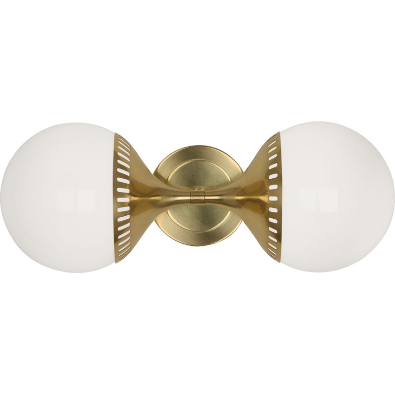 Rio 2 - Light Armed Sconce, Modern Brass