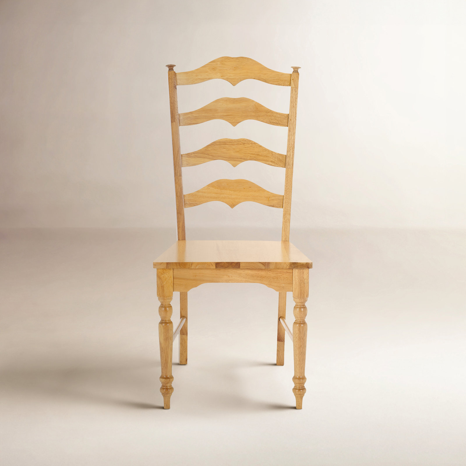 Visalia Ladder Back Dining Chair, Light Oak