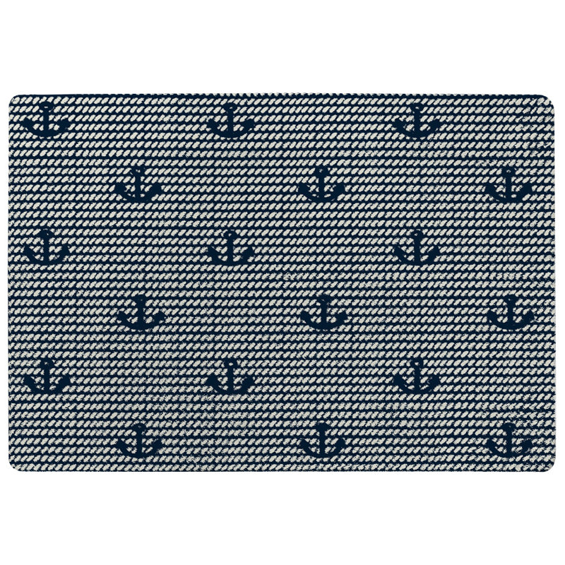 Kimble Shag Area Rug, Rectangle 60 x 110cm
