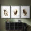 «Rustic Bull II», impression encadrée sur mesure de qualité supérieure mate - 3 pièces-945681898