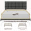 Lit plateforme tapissier Contemporary-1010778106-1010778105