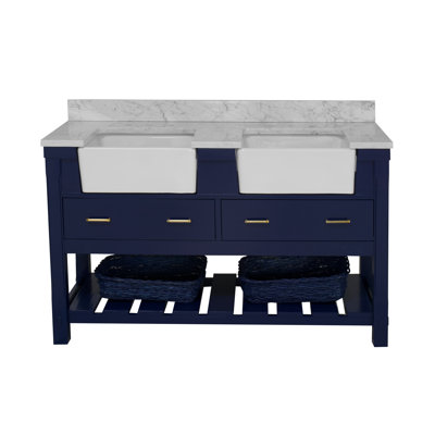 Hitton 60'' Double Bathroom Vanity