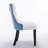 PU and Velvet Upholstered Dining Chair-622743598