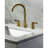 Kingston Brass NuvoFusion Two-Handle 3-Hole Deck Mount Widespread Bathroom Faucet with Brass Pop-Up Drain-492625356
