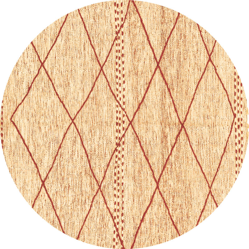 Kasheem Geometric Indoor Rug, Round 8'