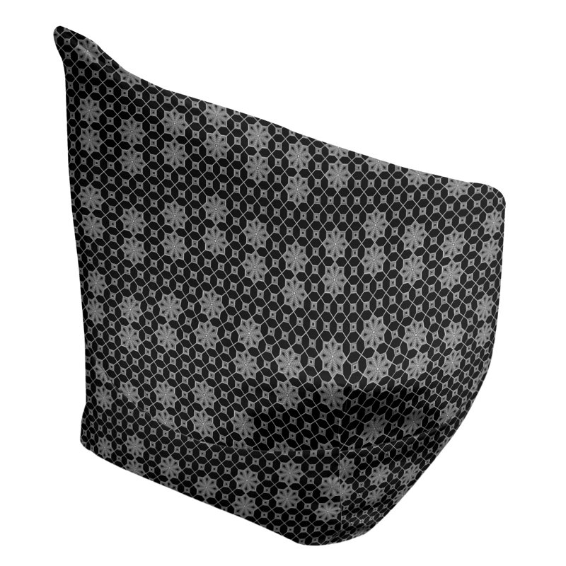 Fauteuil à billes standard & Leffel, H 120 po x l 31 po x P 60 po, Rembourrage poly, Noir