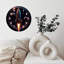Horloge murale florale