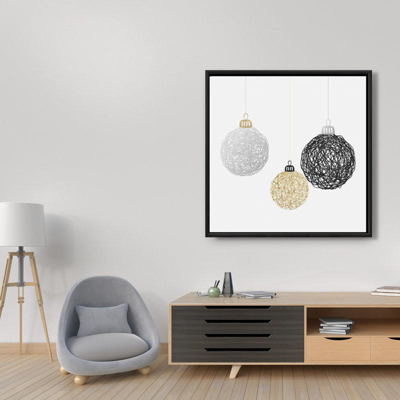 " Three Christmas Balls "