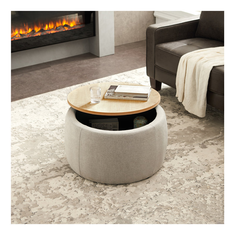  Round Storage Footstool