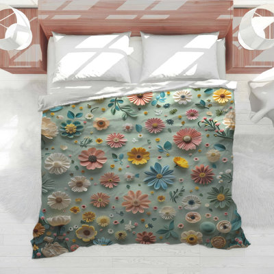 Édredon à motif floral Boho Boho