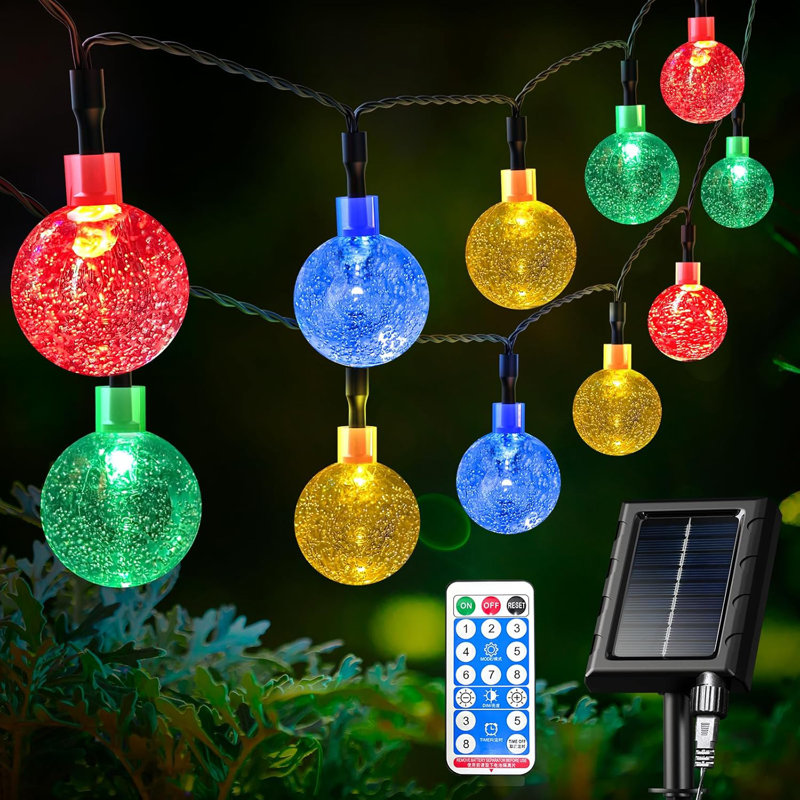 Kataway 60 - Bulb 432'' Solar Powered Globe String Light