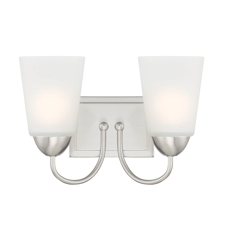 Ypsilon 2 - Light Dimmable Vanity Light, Brushed Nickel
