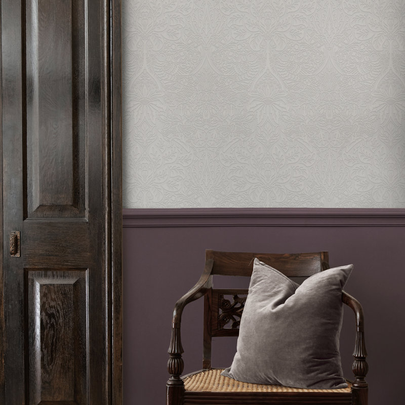 William Morris at Home Dove & Rose Paintable Wallpaper