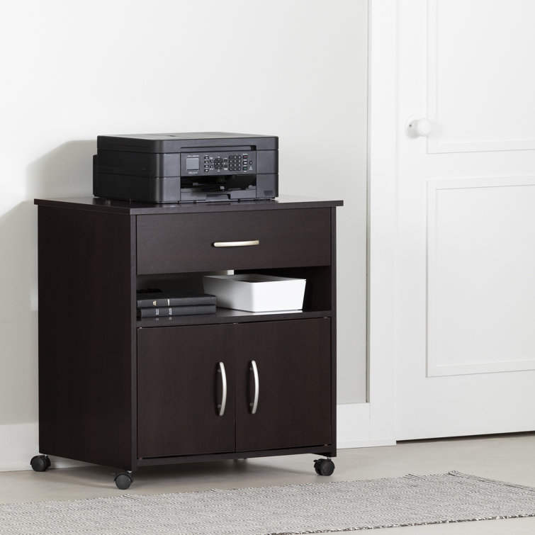 Axess 29.13'' H x 23'' W 1 Printer Stand with Wheels