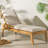 Headly Brazilian Teak Chaise Lounge