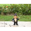  Woman Biker Gnome with Helmet Statue