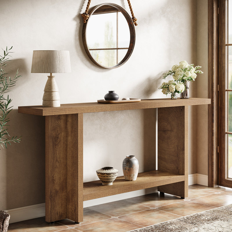 59-Inch Long Farmhouse Console Table