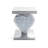 Silver Mirrored End Table, Crystal Inlay Heart Shape Side Table Accent Table, Small Mirrored Coffee Table For Living Room, Bedroom, Corner, 24" H