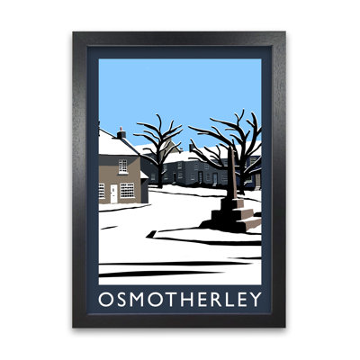 Osmotherley North Yorkshire In Snow by Richard O'Neill - Single Picture Frame Print