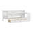 Wooden L-Shape Daybed With Seven Storage Cabinets And Two Storage Drawers, Multi-Functional Bed With Study Desk And Built-In Bookshelf-812588575