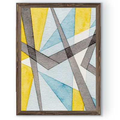 " Converging Angles I " by Paul Cezanne Acrylic Painting