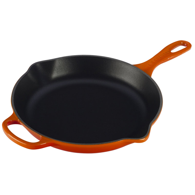 Le Creuset Enameled Cast Iron Skillet, Cerise