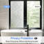 35,4 po X 78,7 po Film pour fenêtre Prismatic Static Cling, blocage UV et contrôle de la chaleur, autocollant en verre d'intimité