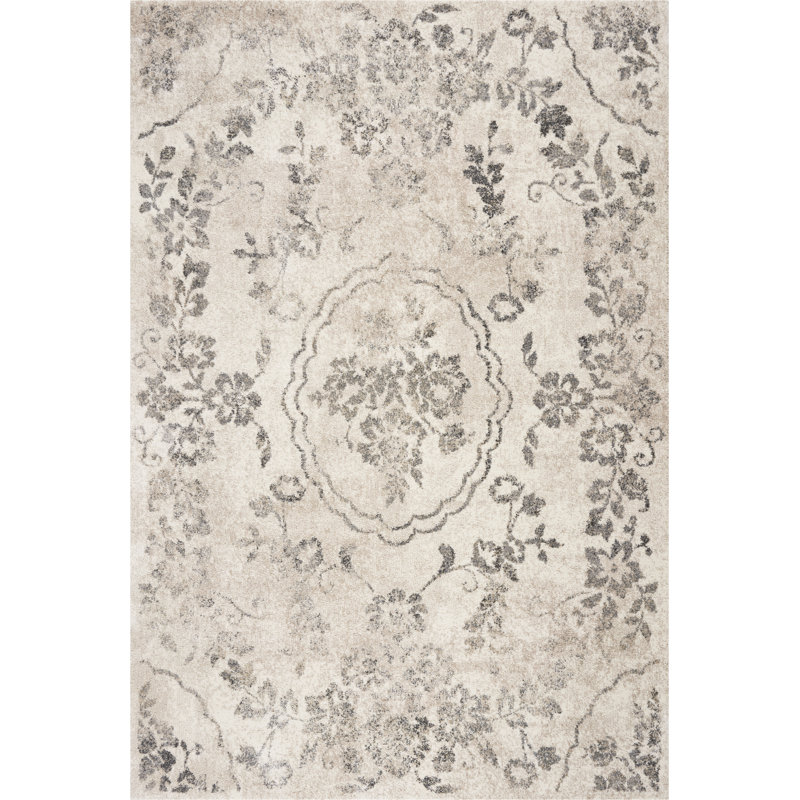 Burcham Geometric Indoor Rug, Rectangle 3'3" x 4'11"