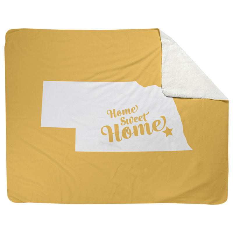 Jeté en polaires pour lincoln home, l 52,5 po x L 62,5 po, Jaune