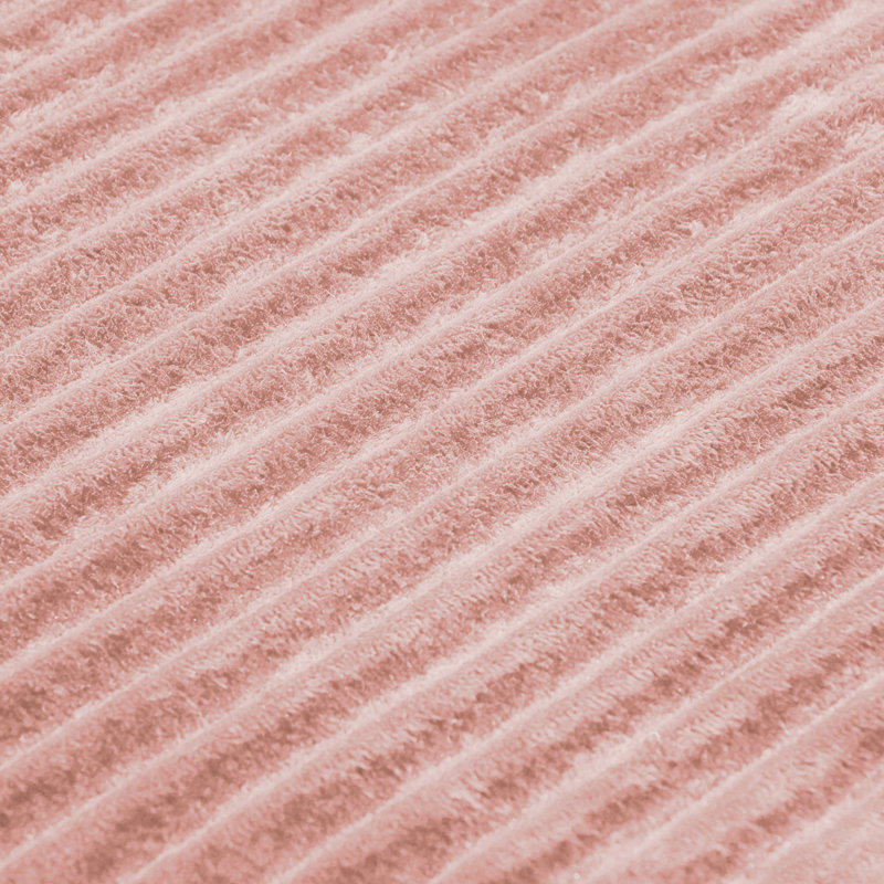 373-001 / repose-pieds / rose / peluche