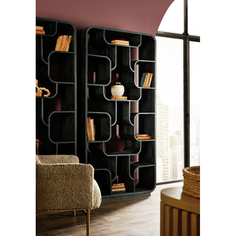 Commerce And Market Solid Wood Etagere Bookcase