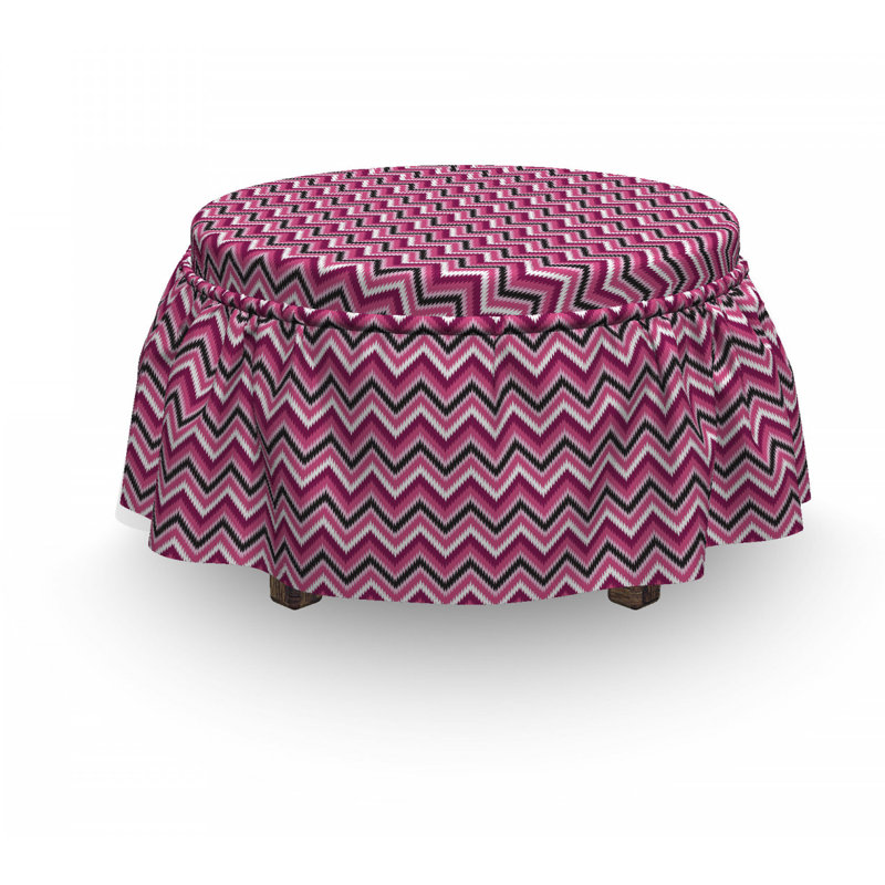 Housse pour zig zag ikat repose-pieds