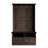 Hall Tree with Storage Cabinet In Brown-1641513000