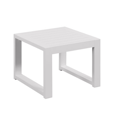 Hoyt 20.48” Outdoor Aluminum End Table