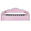 Lit de jour simple tapissier avec DEL et 2 tiroirs, rose-1370016968-1370016971
