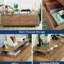 Commode avec tablette ouverte et quatre tiroirs