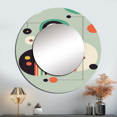 Miroir mural Mid-Century Retro Dimensions II - Mid-Century