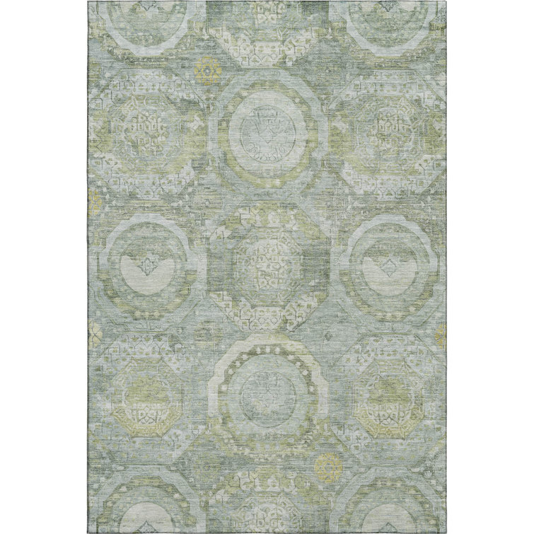 Premium Machine Washable Honig AMF1661 Panel Rug