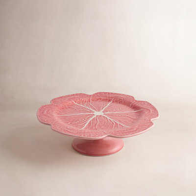 Cabbage Pink Cake Stand