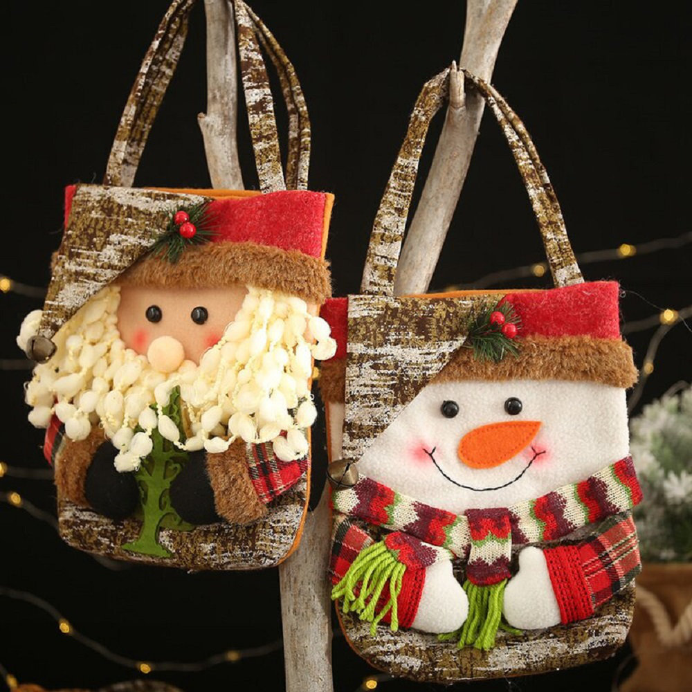 Abbie Home 2 Pieces Christmas Gift Bag Christmas Handbag | Wayfair
