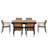 Experience Outdoor Dining Freedom With A Flexible Set Including Six Chairs And A Table That Extends From 62.9 To 82.6 Inches For Personalized Arrangements-1501258041