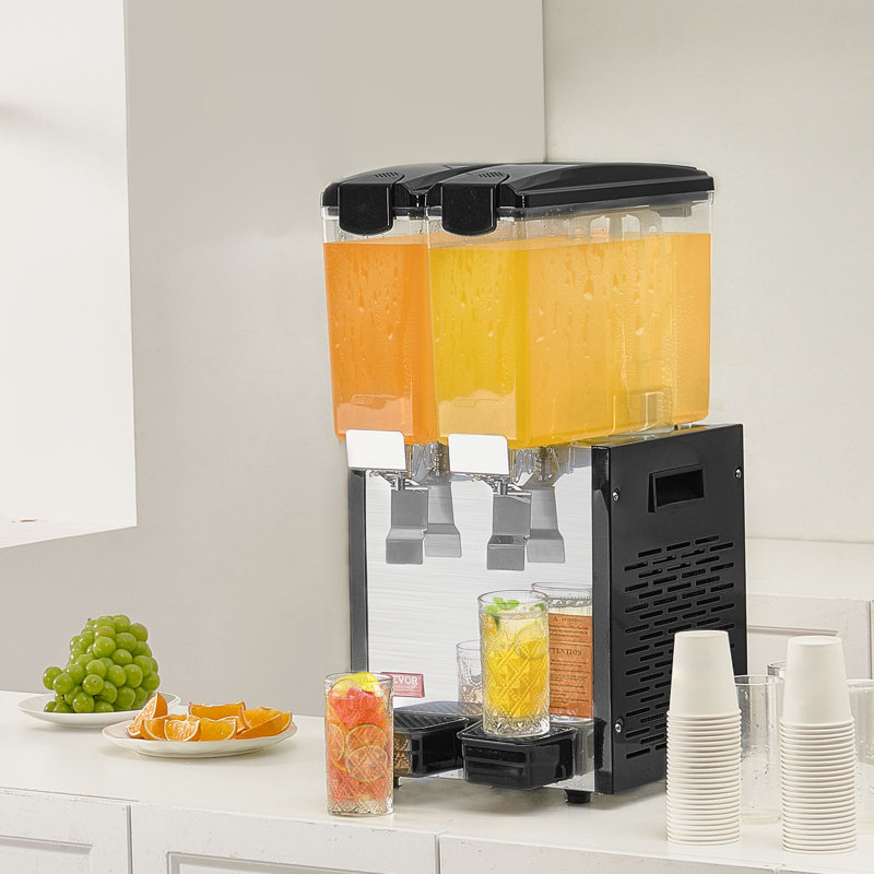 Distributeur de boissons commerciales 10L x 2 réservoirs
