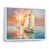 White Floater Framed
