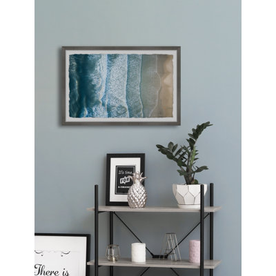 Rhythm of the Sea 1 Piece Single Picture Frame Wall Art
