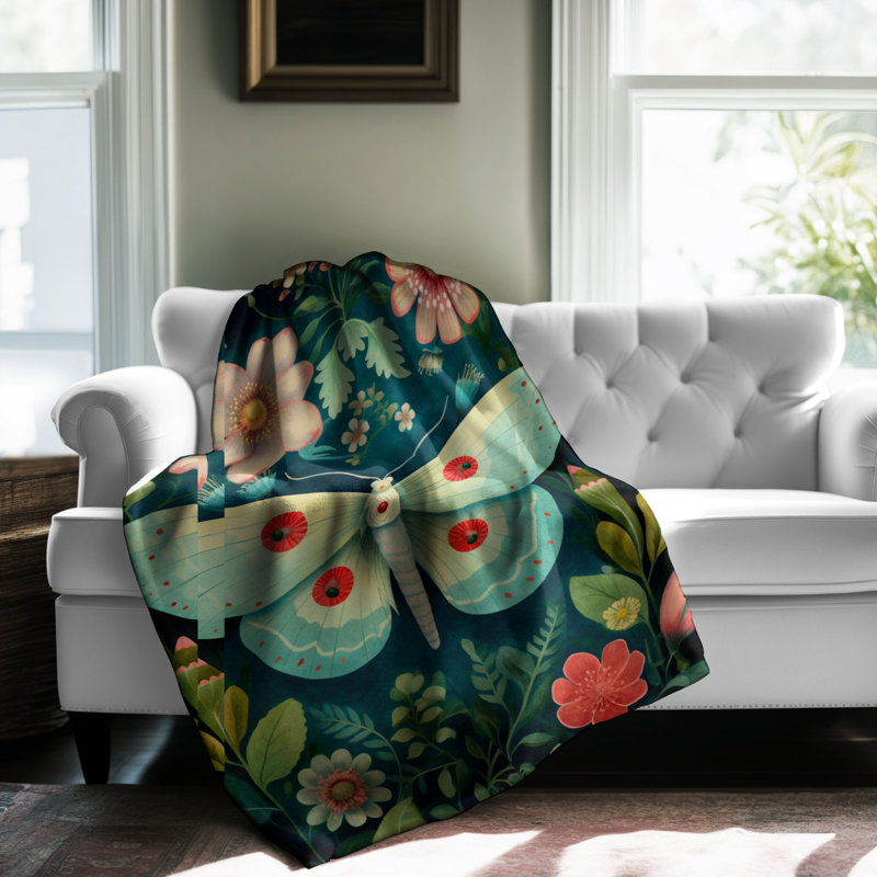 Throw Blanket, 80" L x 60" W
