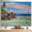 « magnifiques seychelles de la côte rocky coast »-impression-34273604-34273605