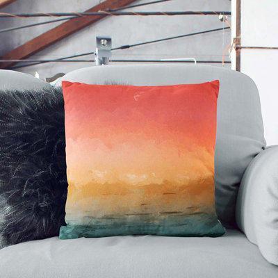 Moon Above the Ocean Cushion with Filling