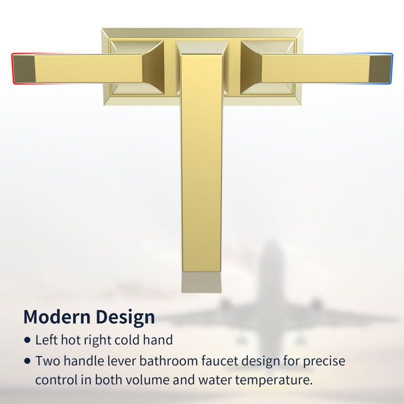 Bathroom Sink Faucet, Brushed Gold